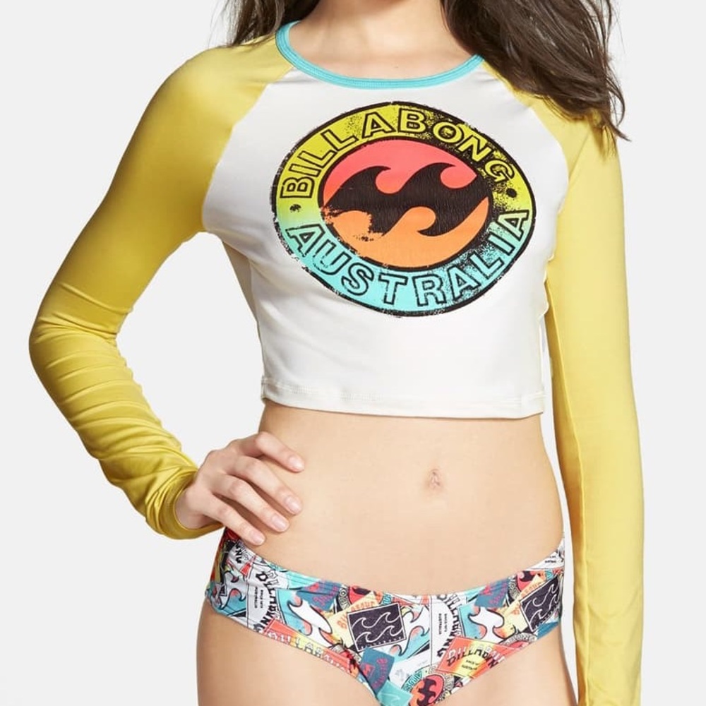🐠 Billabong rash guard 🐠 cropped